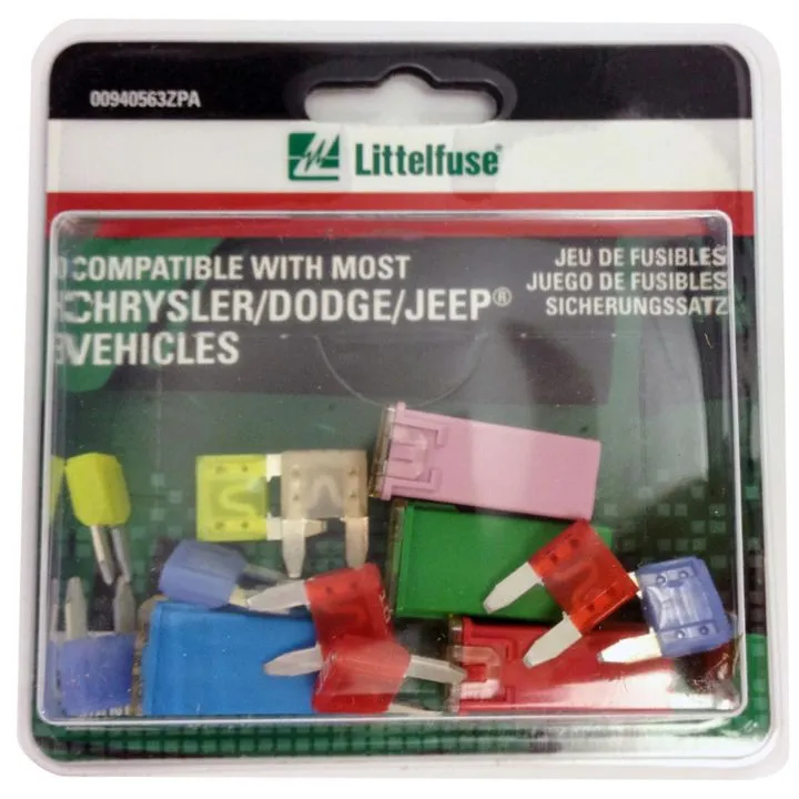 00940563ZPA Littelfuse OEM Chrysler/Dodge/Jeep Emergency Fuse Kit