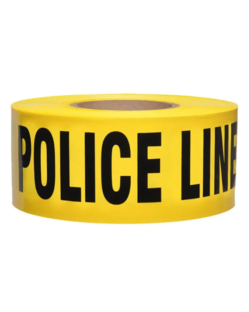 (10 Rolls/Case) POLICE LINE DO NOT CROSS Barricade Safety Tape