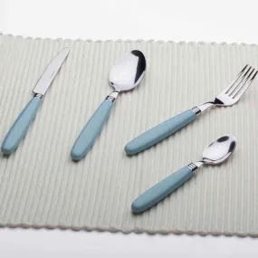 16 Piece Elkie Blue Cutlery Set