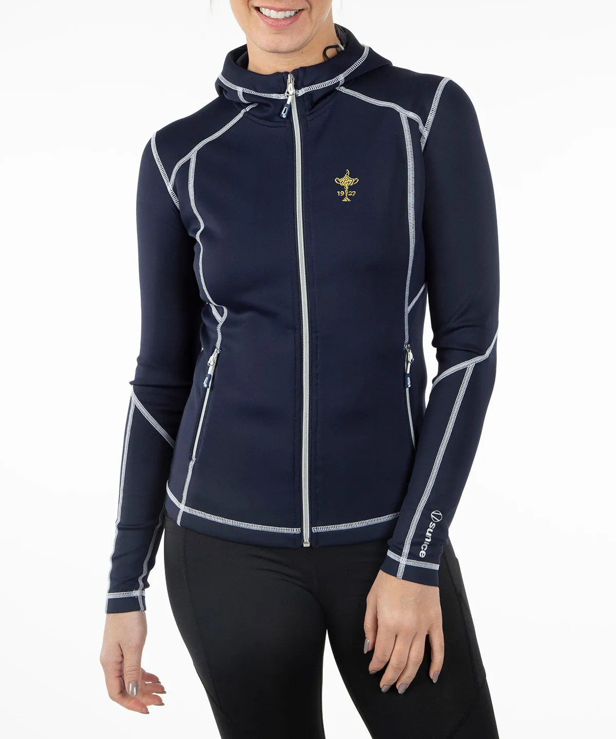 1927 Ryder Cup Women's Maddy 2.0 Water Repellant Full Zip Hoodie