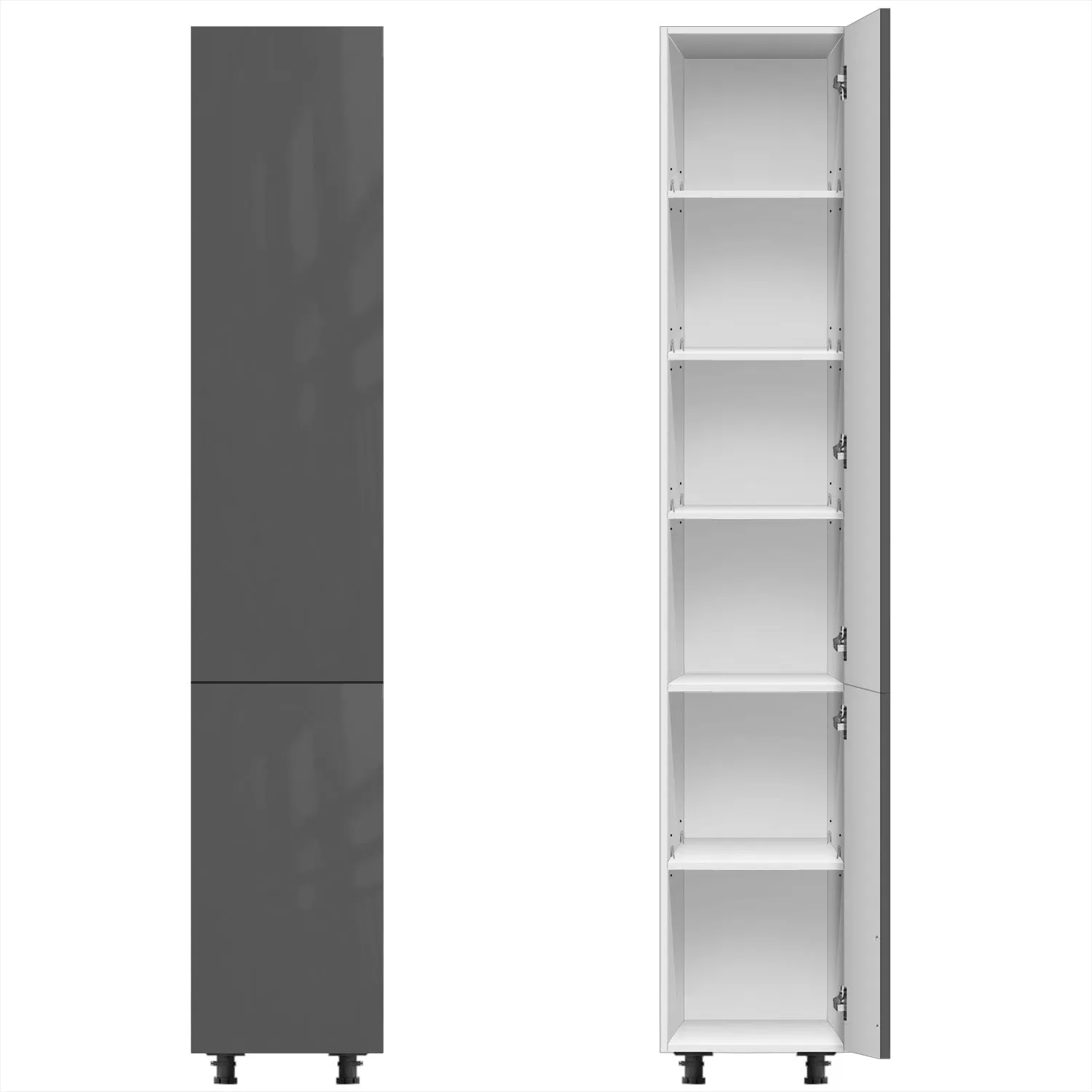 2-Door For Pantry Cabinet (PET Gloss)