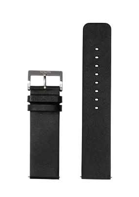 23mm Veg Tanned Leather Band - Black