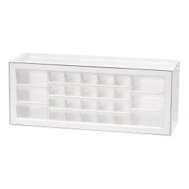 26 Drawer Sewing and Craft Parts Cabinet, White