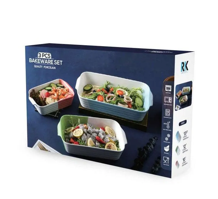 3 Pc Bakeware Set Rectangular