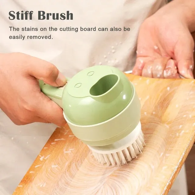 4 In 1 Handheld Electric Vegetable Cutter Multifunction Vegetable Fruit Slicer Upgrated