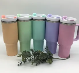 40oz Macaroon Sublimation Gen2 Tumbler with Handle