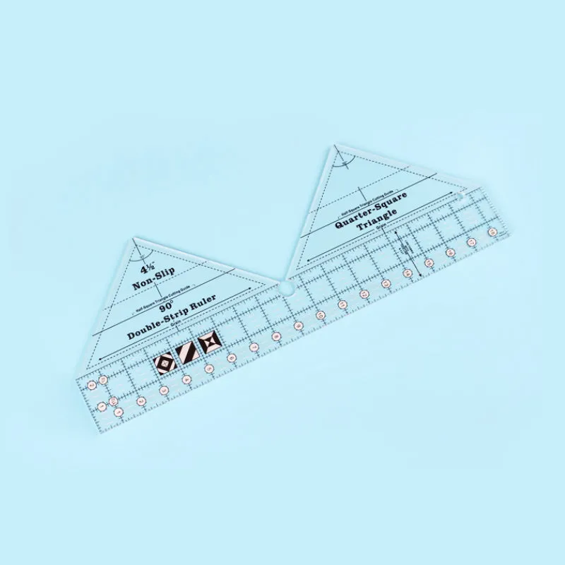 90 Degree Double-Strip Quilt Ruler