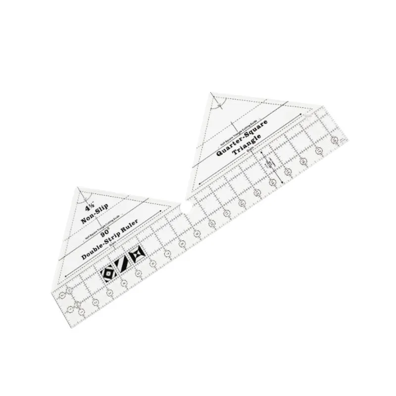 90 Degree Double-Strip Quilt Ruler