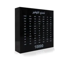 Acrylic Money Box Black