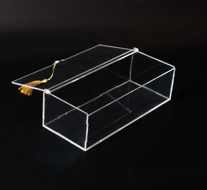 Acrylic Rectangular Candy Snacks Display Serving Box