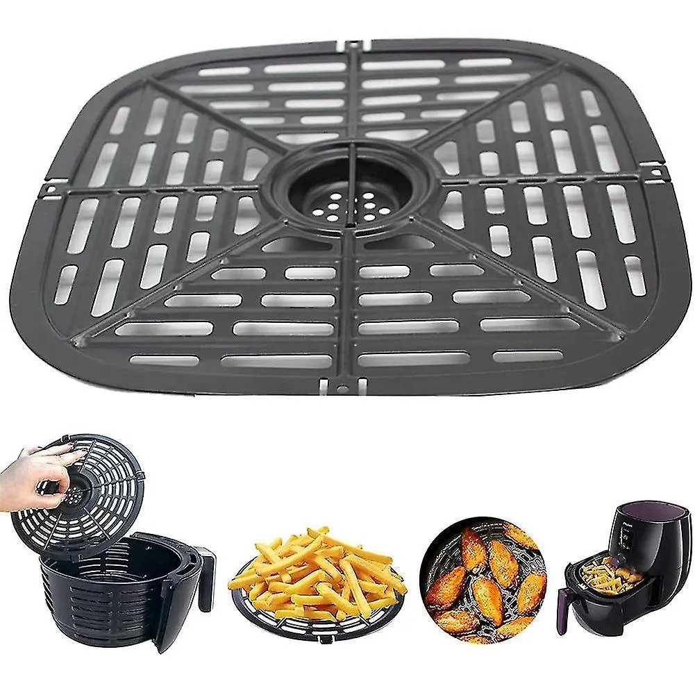 Air Fryer Round Plate 20cm | Replacement Ninja Grill Pan Plate for Ninja Air Fryer | Ninja Round Air Fryer Grill Plate Non-Stick Air Fryer (20cm* 20cm*1.5cm)