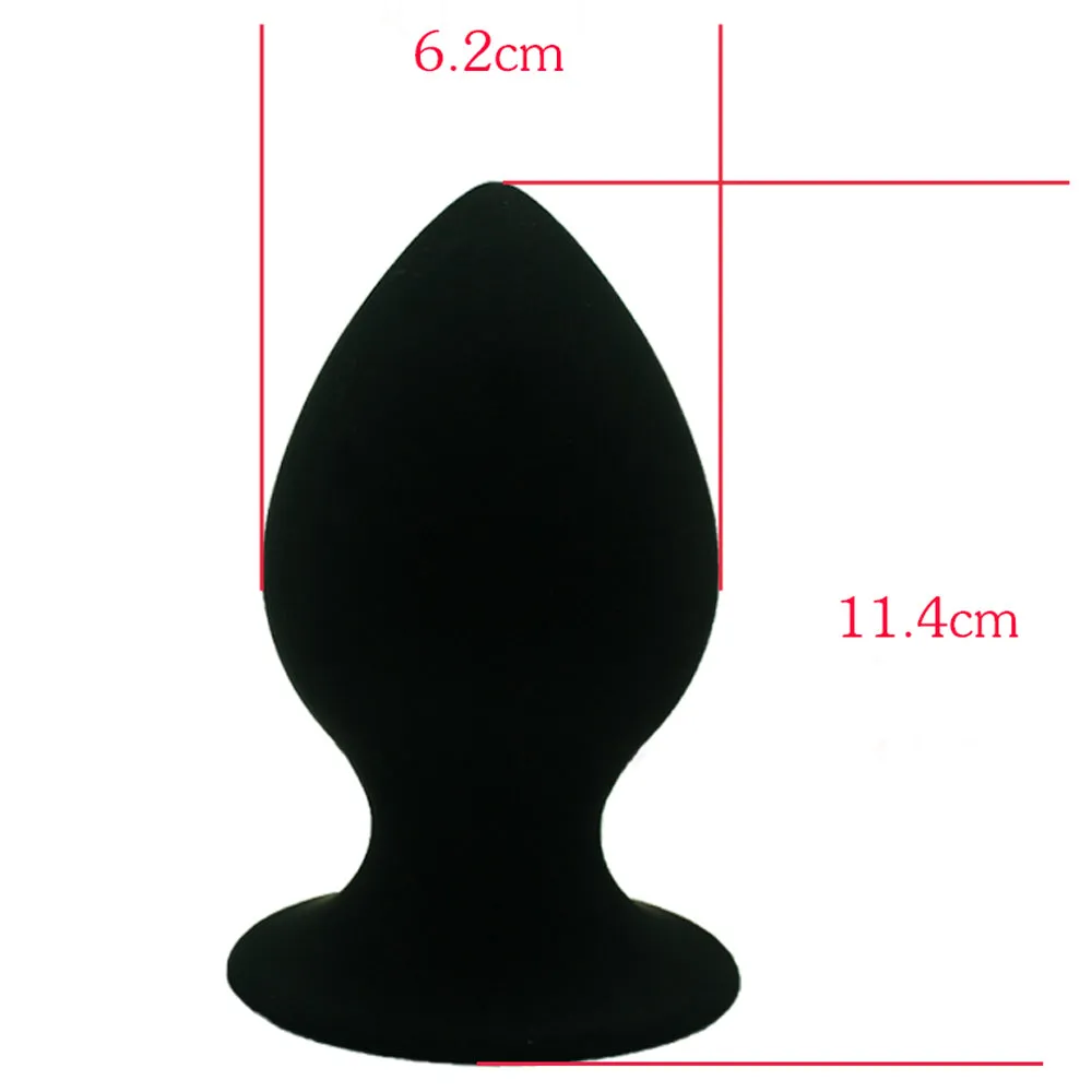 Aphrodisia Anal Plug With Suction Cup - XL