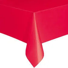 Apple Red Value Plastic Tablecover