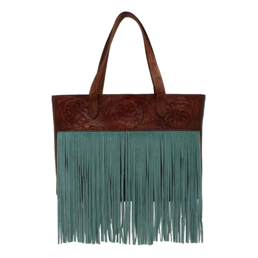 Ariat Ladies Claire Western Fringe Concealed Carry Brown Tote Bag A770010308