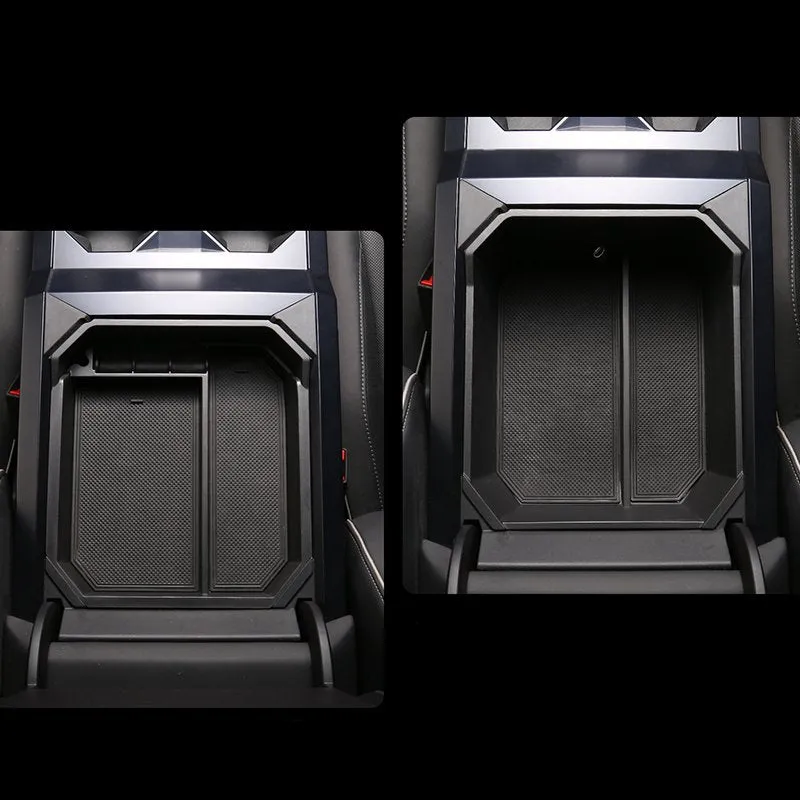 Armrest Storage Box-Double Layer for Tesla Cybertruck