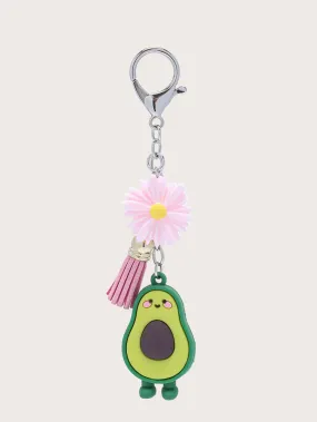 Avocado Design Bag Charm