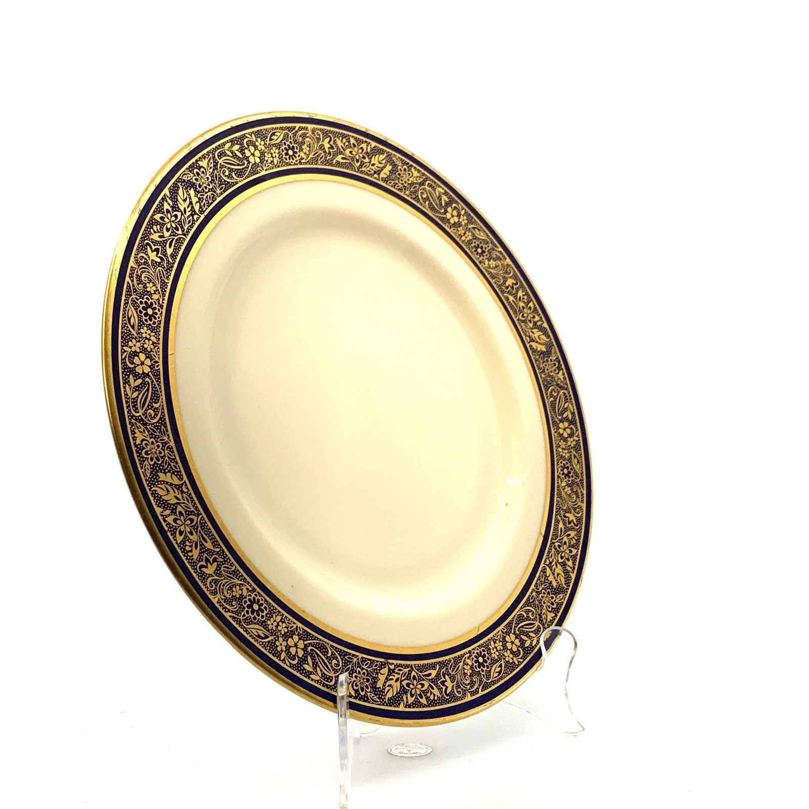 Barclays by Lenox Dinner Plate 10½” Cobalt Gold