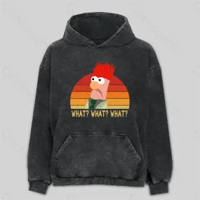 Beaker and Bunsen Muppets Washed Hoodie