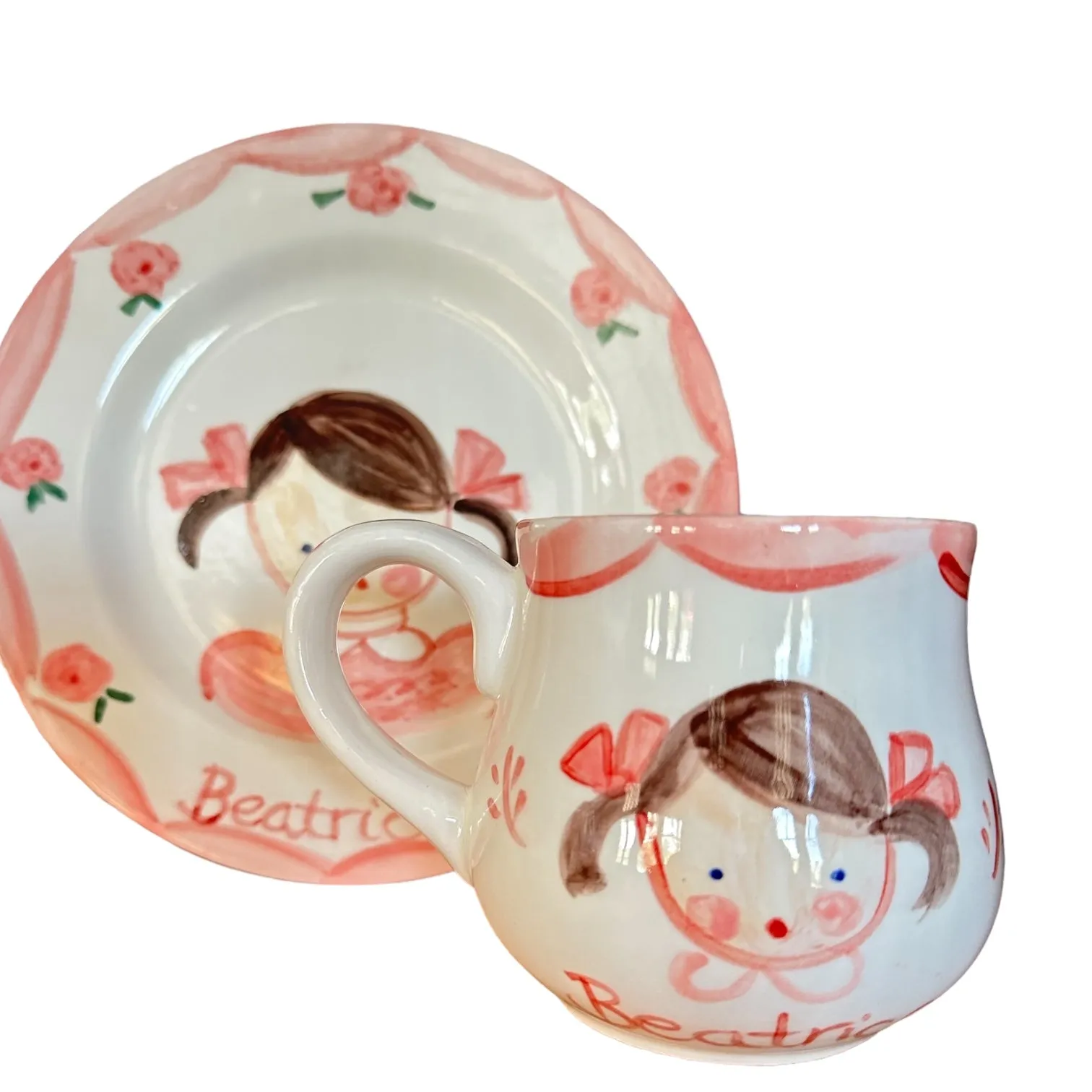 Beatrice Child's Cup and Plate Set