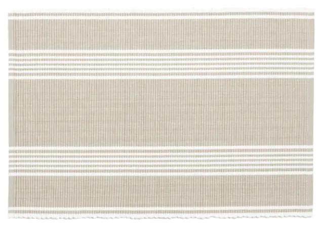 Bistro Stripe Platinum Placemat