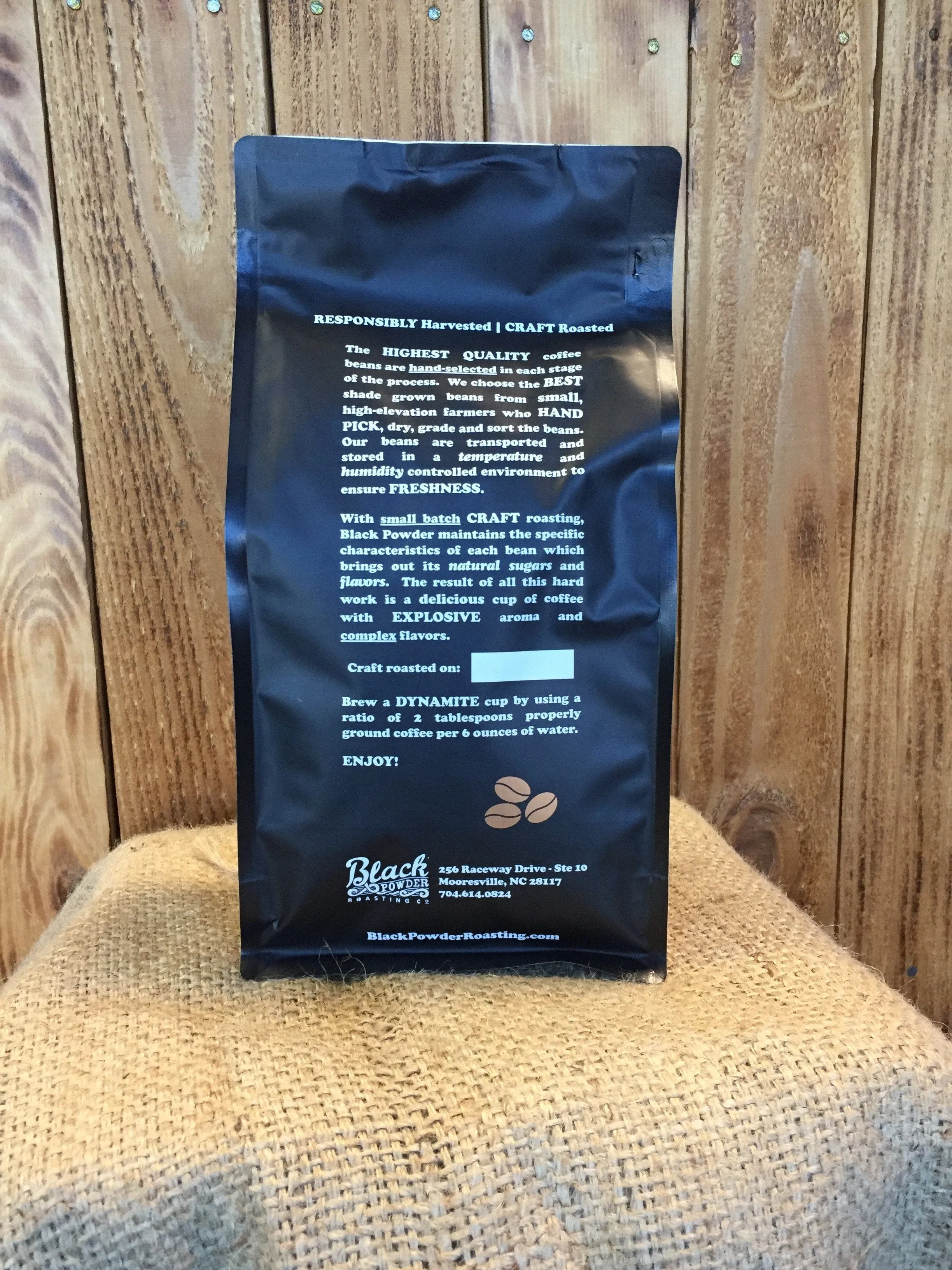 Black Obsidian Coffee Blend by Black Powder Coffee