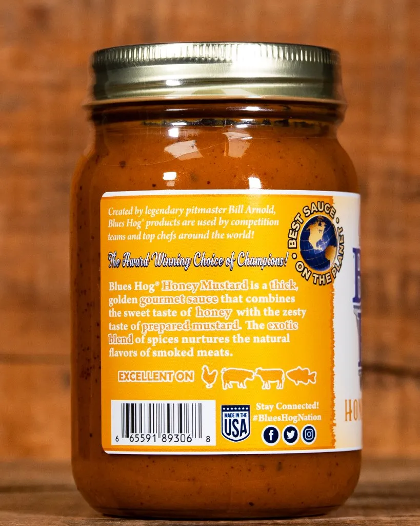 Blues Hog Honey Mustard - Pint Jar