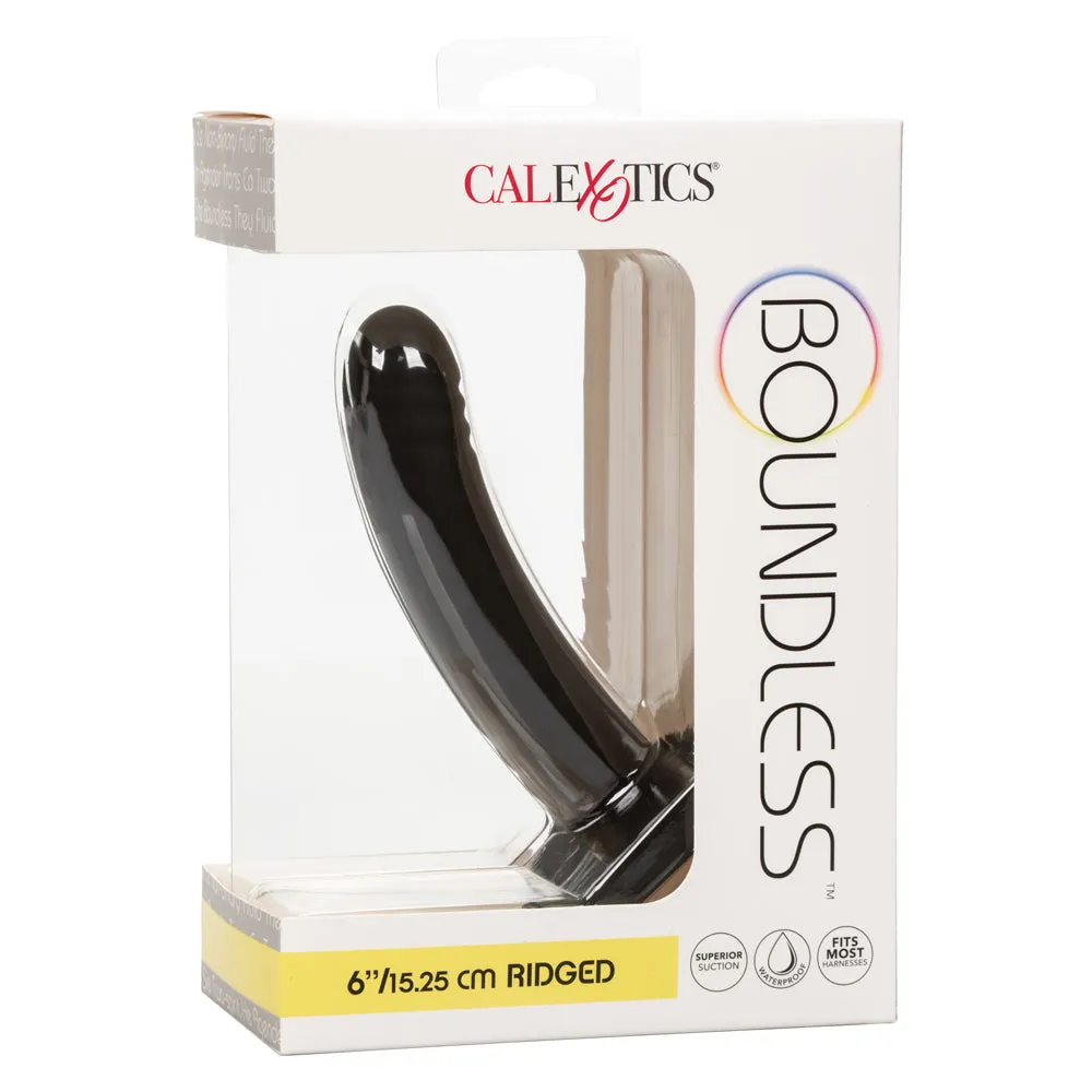 Boundless 6" Ridged Dildo With Suction Cup