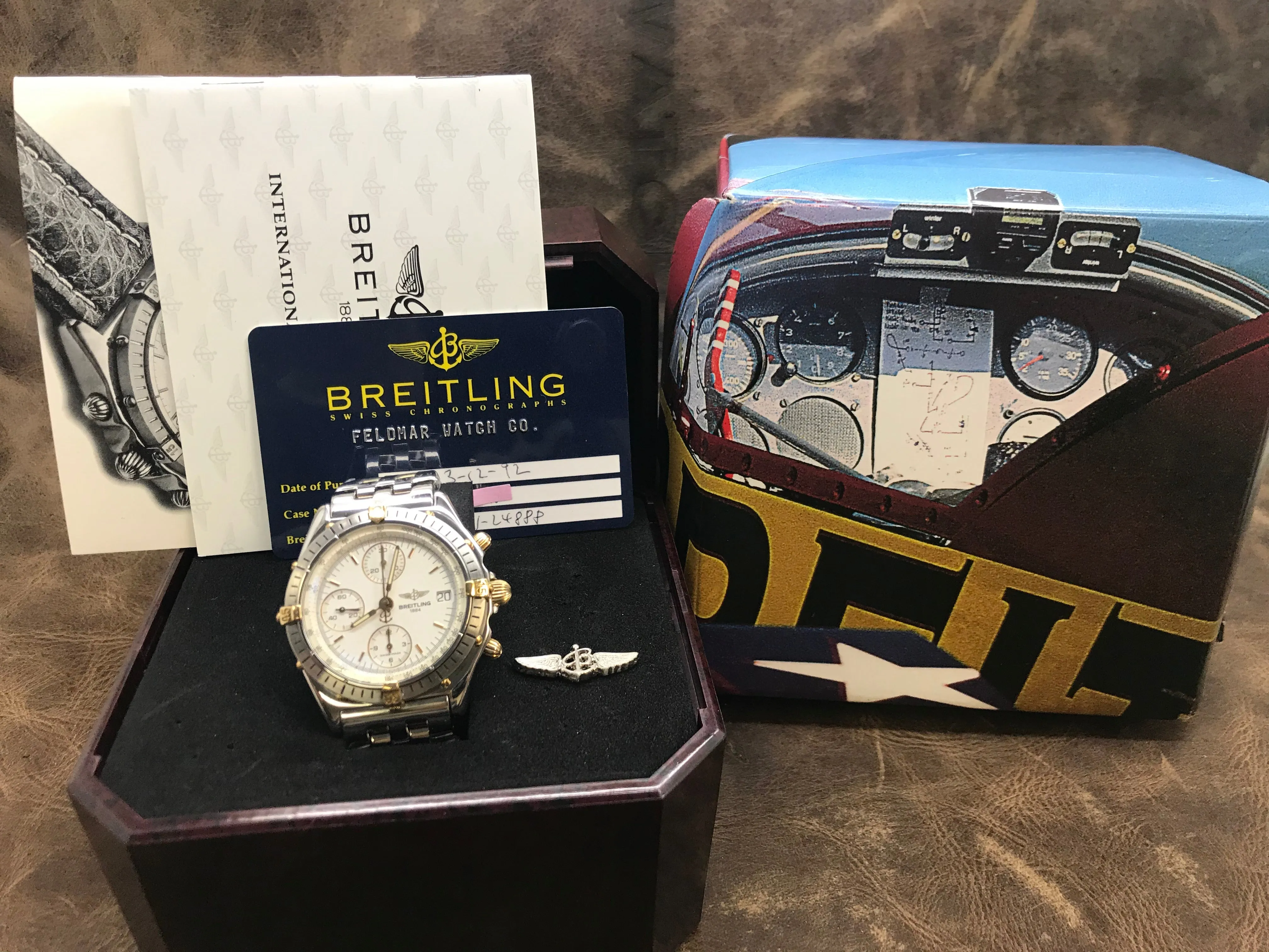 Breitling Chronomat B13048 White Dial Automatic  Men's Watch