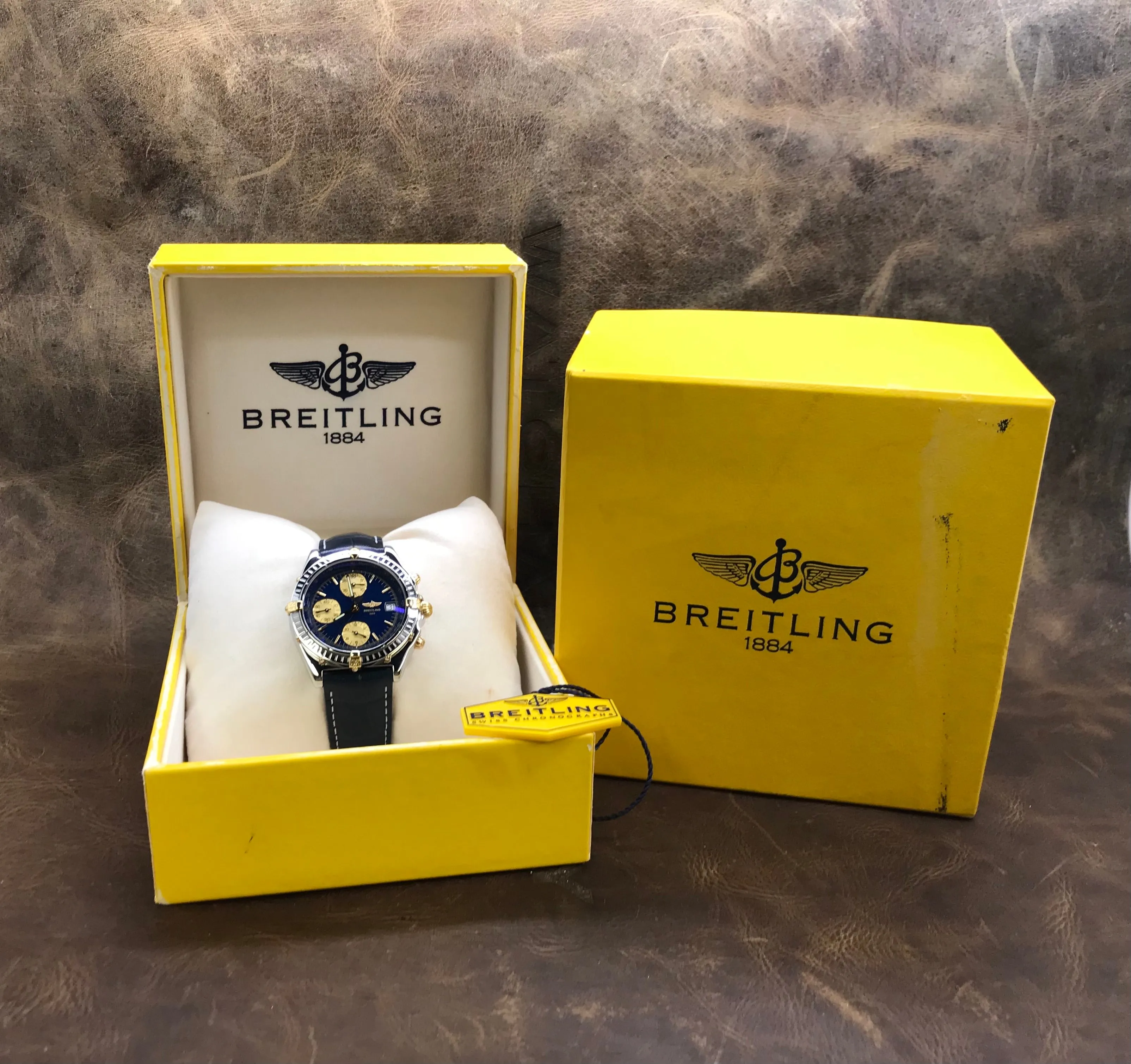 Breitling Chronomat B13050.1 Blue Dial Automatic  Men's Watch