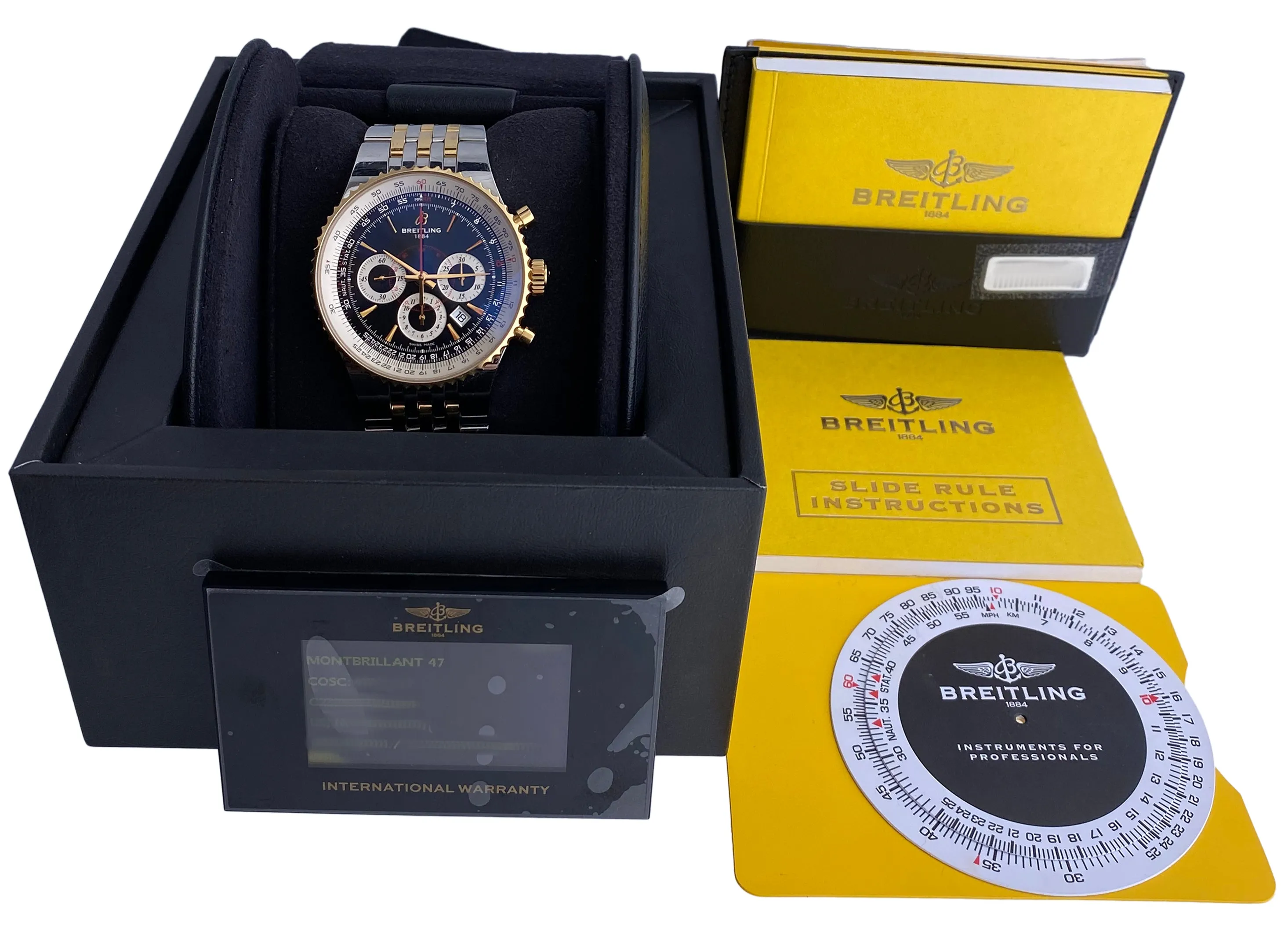 Breitling Montbrillant 47 Limited Edition C23352 Box Papers