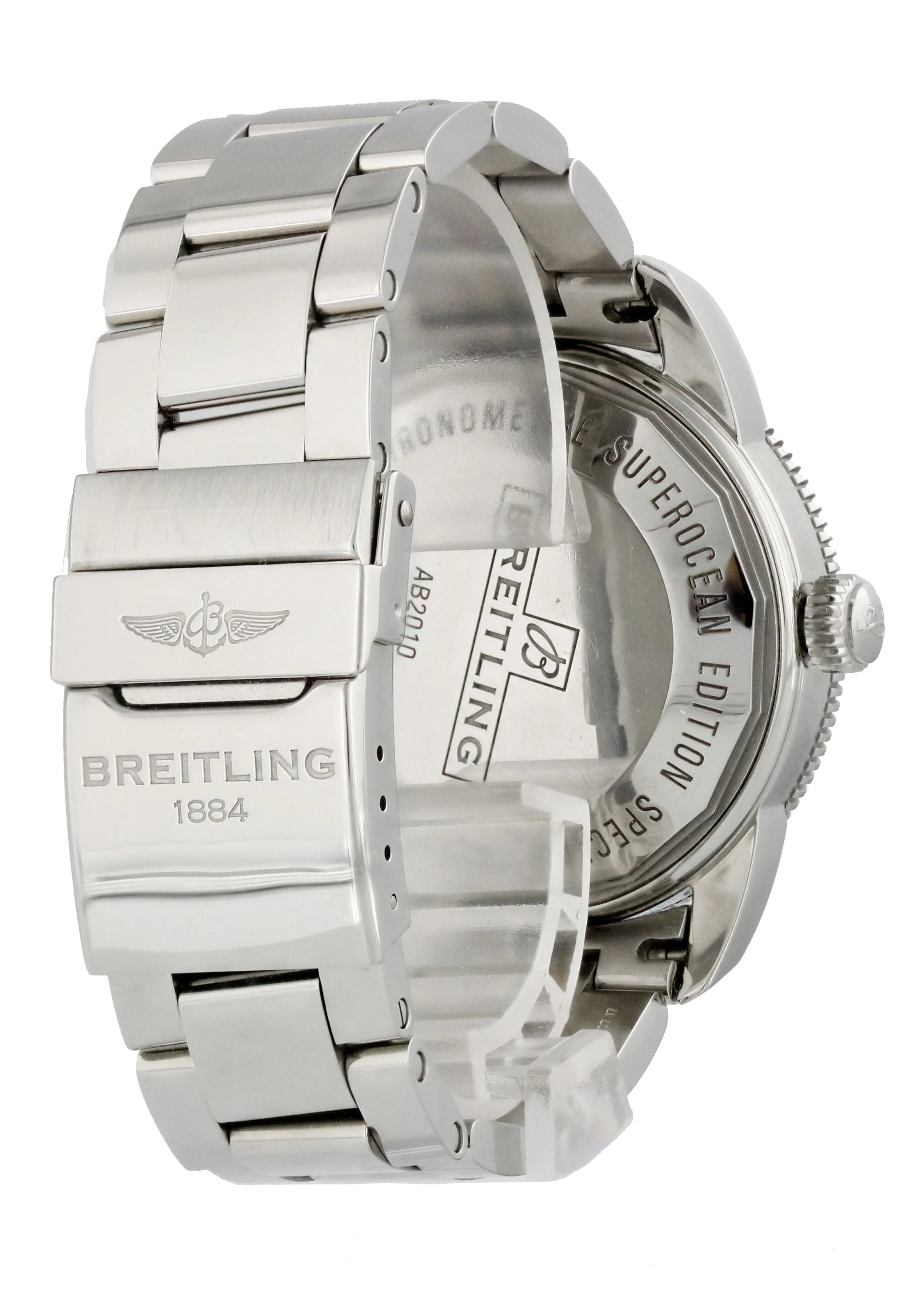 Breitling SuperOcean AB2010  Men Watch Box Papers