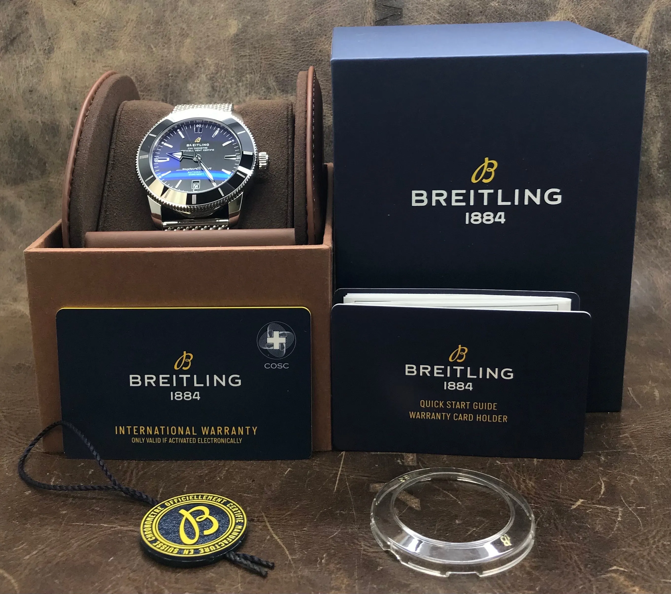 Breitling Superocean Heritage II  AB2020 Black Dial Automatic Men's Watch