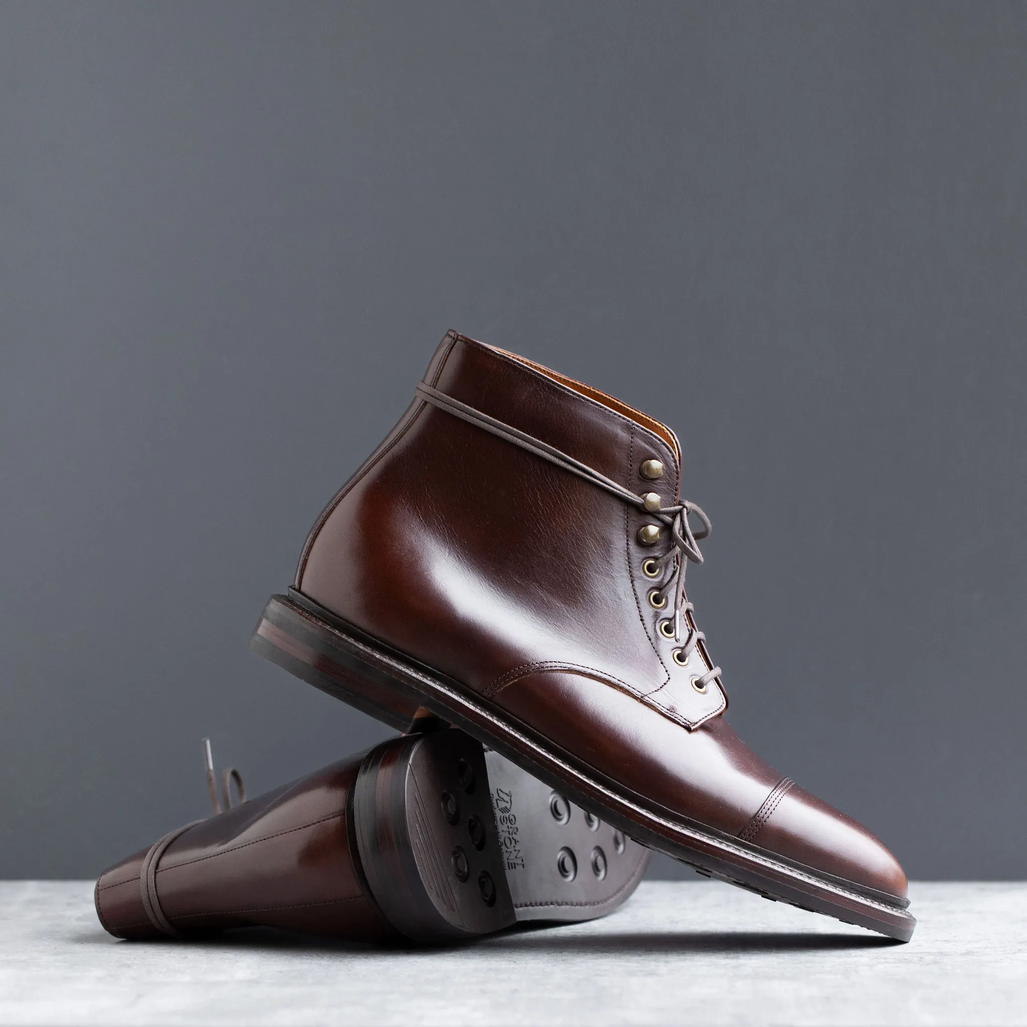 Cap Toe Boot Crimson Chromexcel