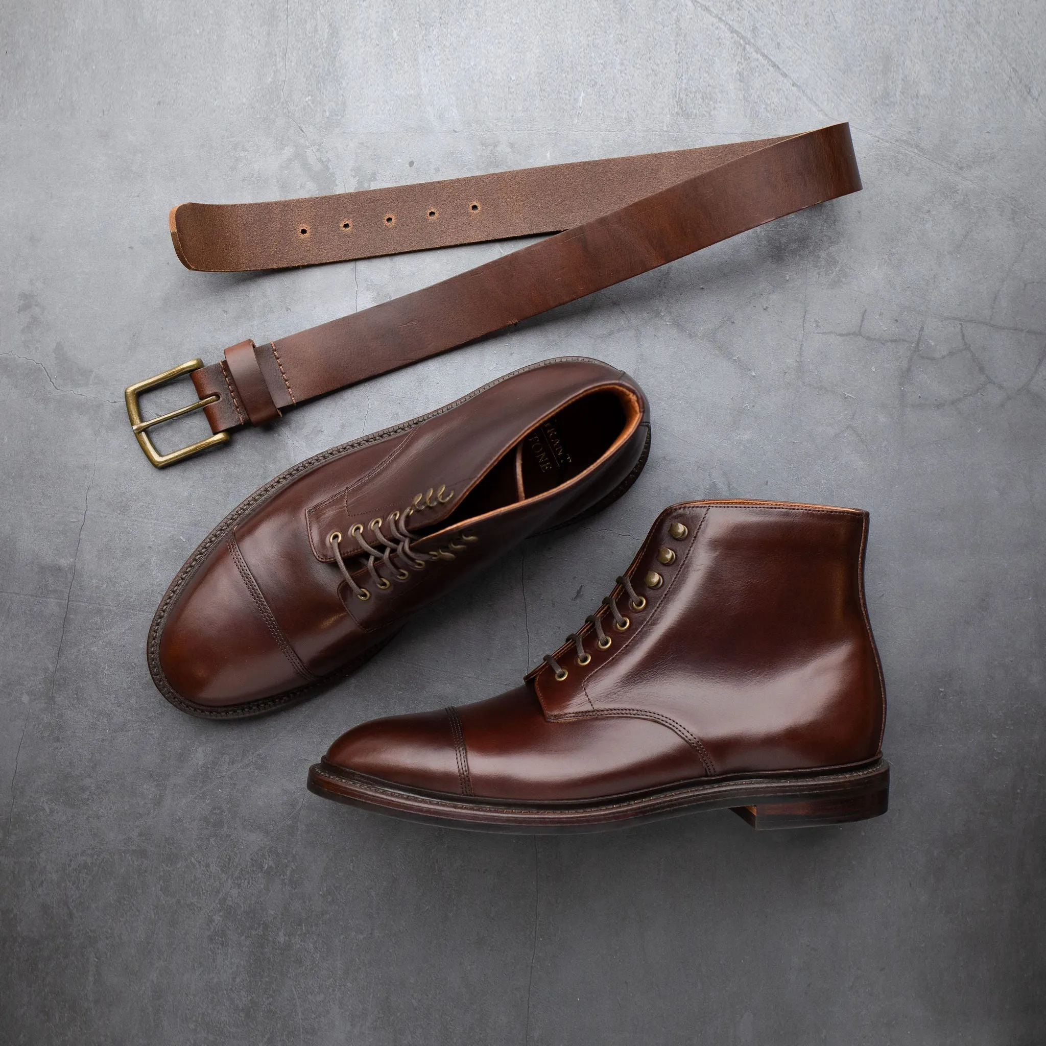 Cap Toe Boot Crimson Chromexcel