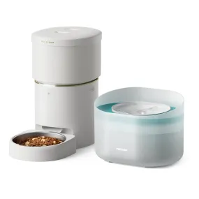 Capsule Dog Fountain & Space Dog Feeder Bundle