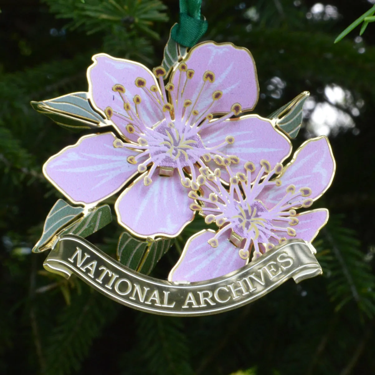 Cherry Blossom National Archives Ornament