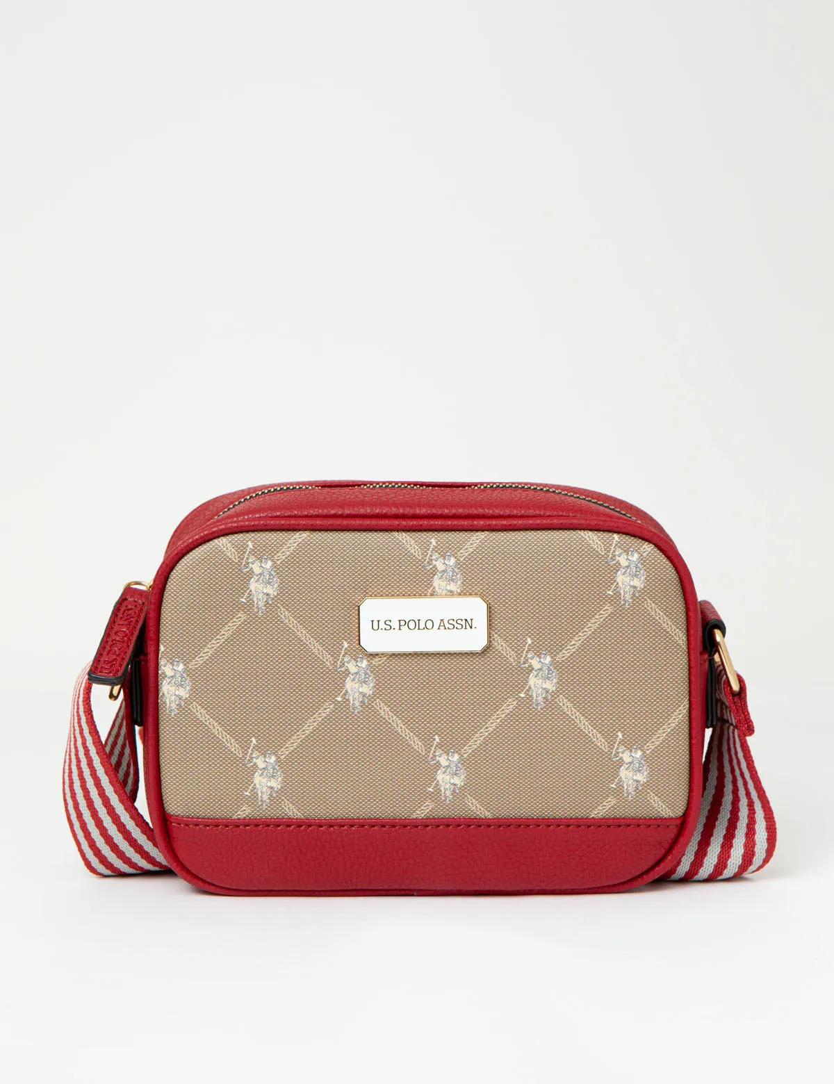 CLASSIC SIGNATURE PRINT CROSSBODY BAG