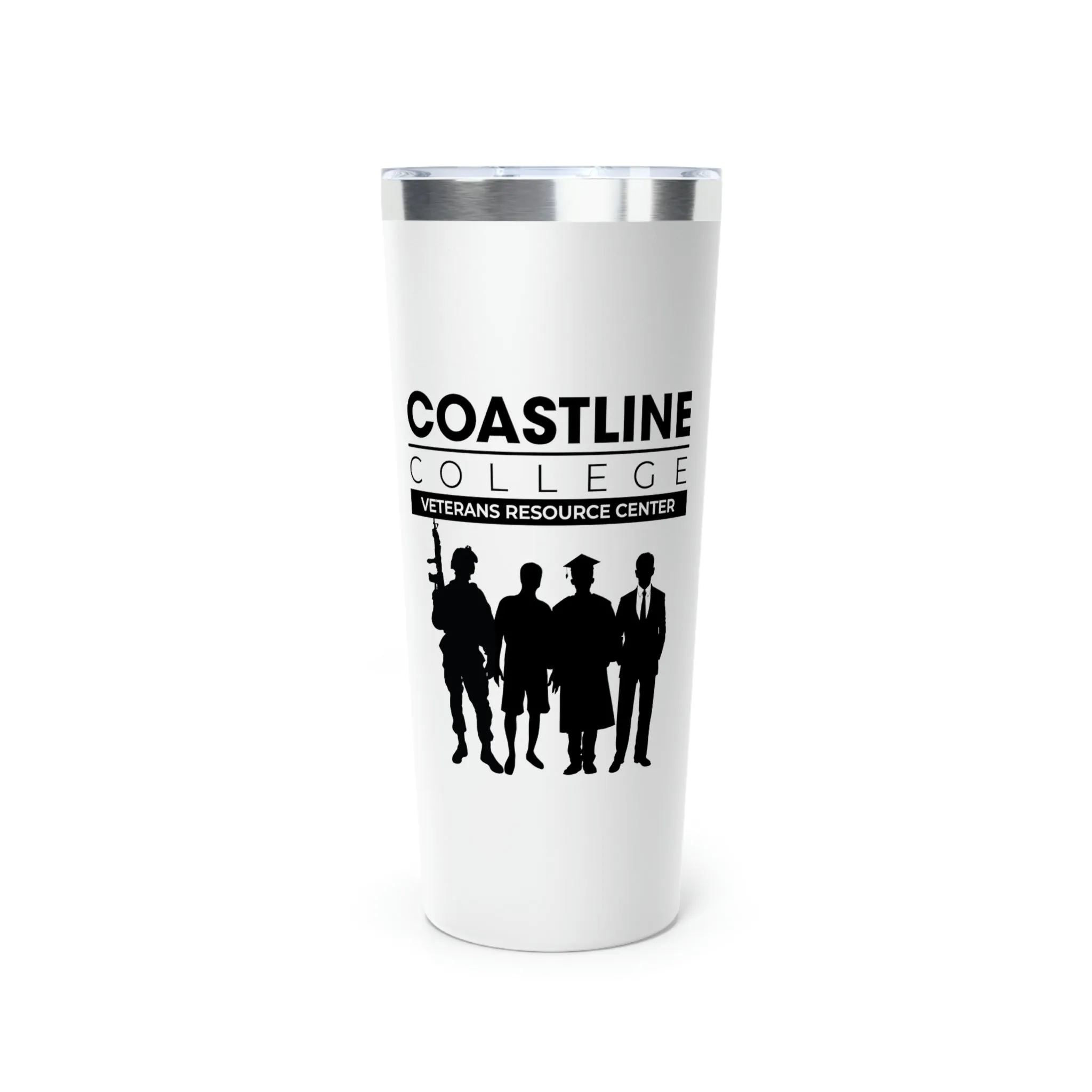 Coastline Veterans Resource Center Copper Vacuum Insulated Tumbler, 22oz