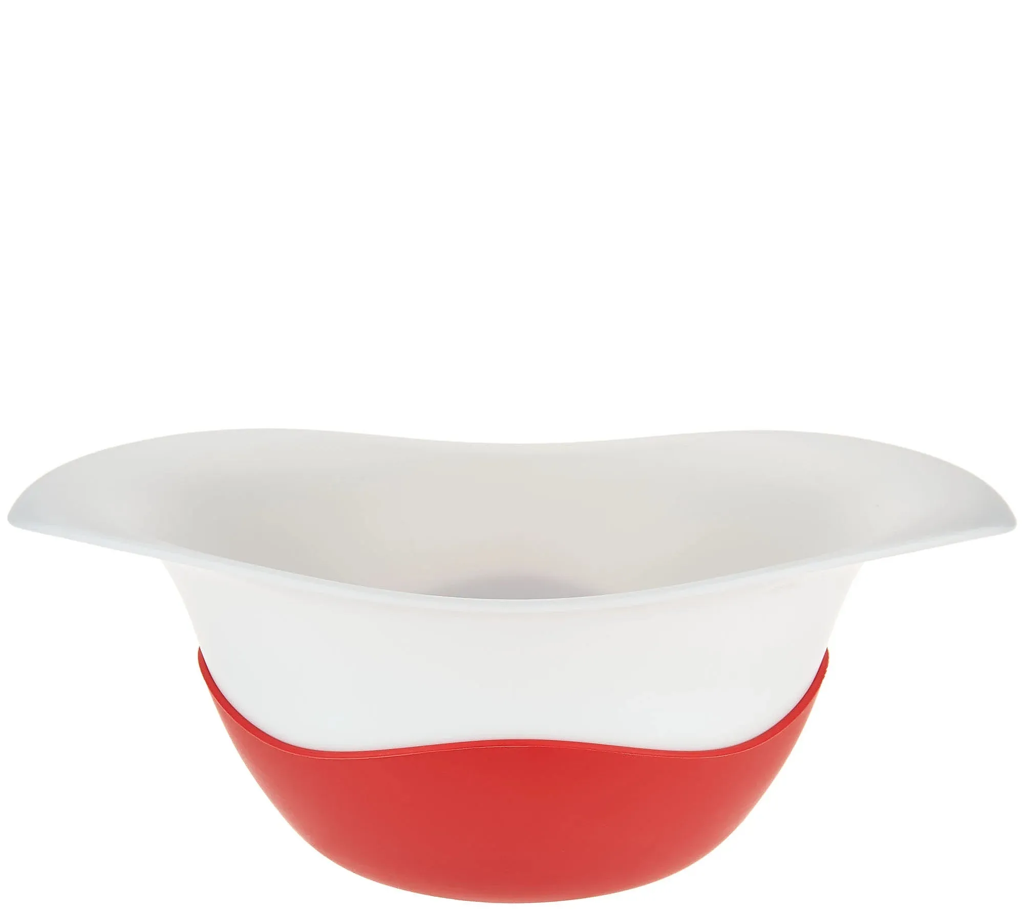 Colandish Colander & Serving Dish with Silicone Lid, All-White Color