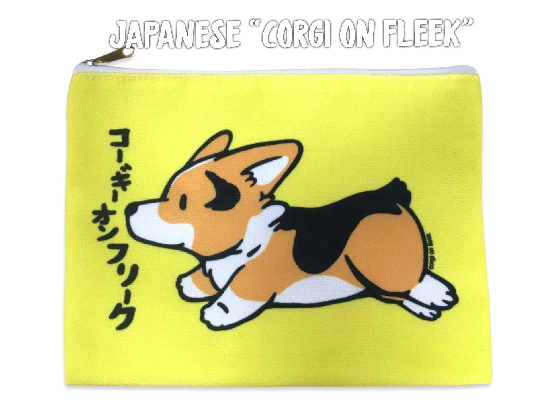 Corgi Zipper Pouches