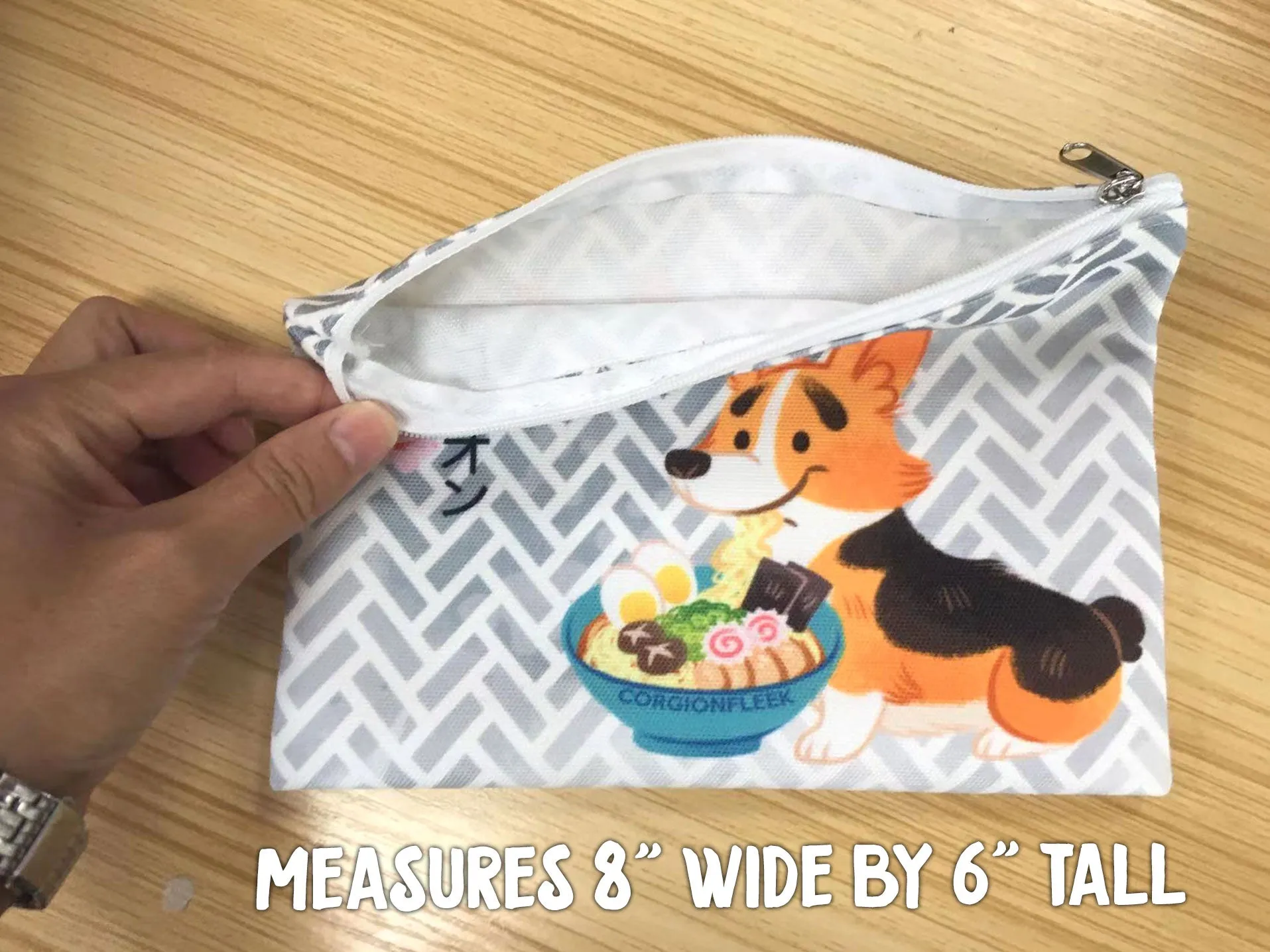 Corgi Zipper Pouches