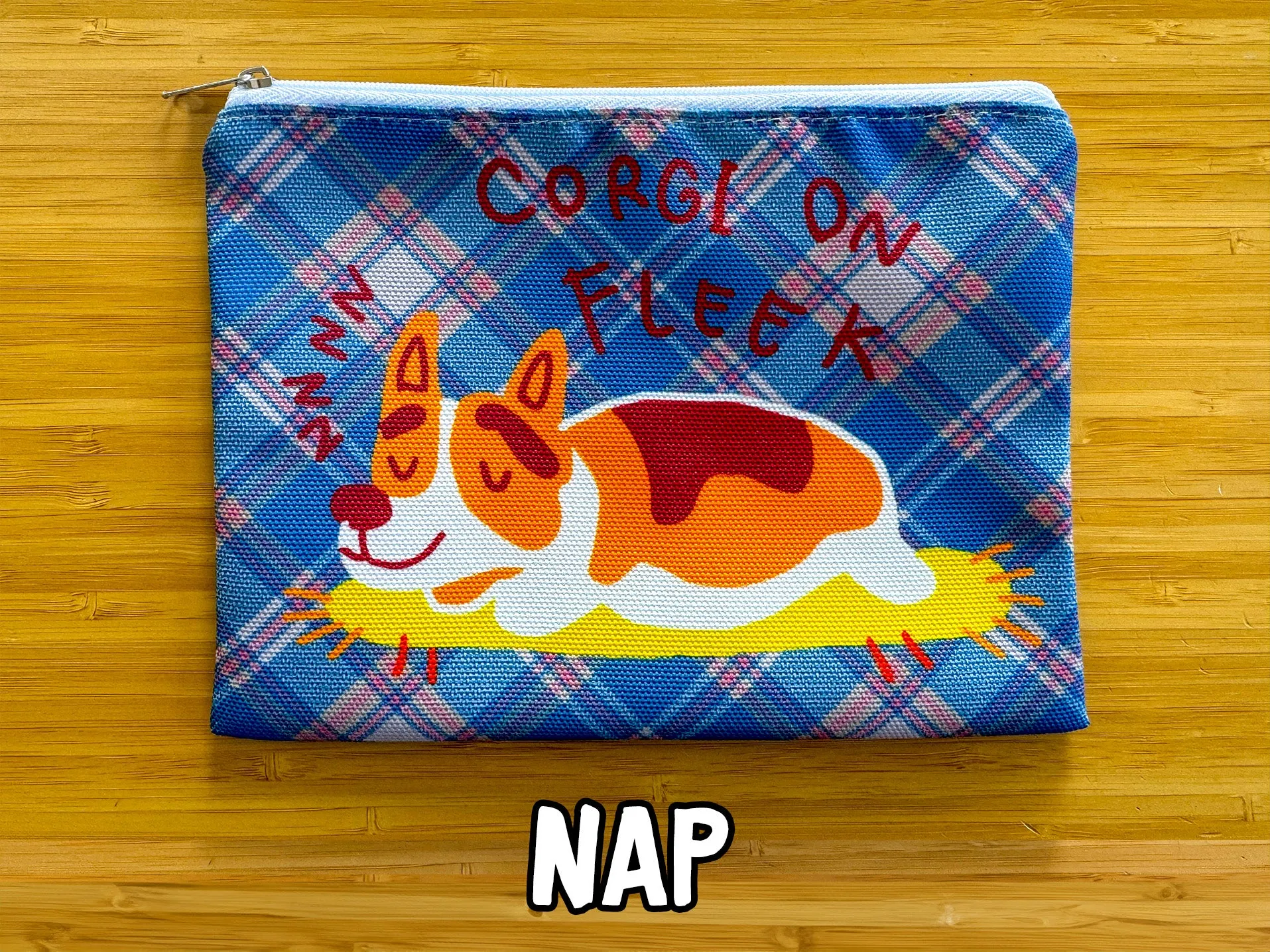 Corgi Zipper Pouches