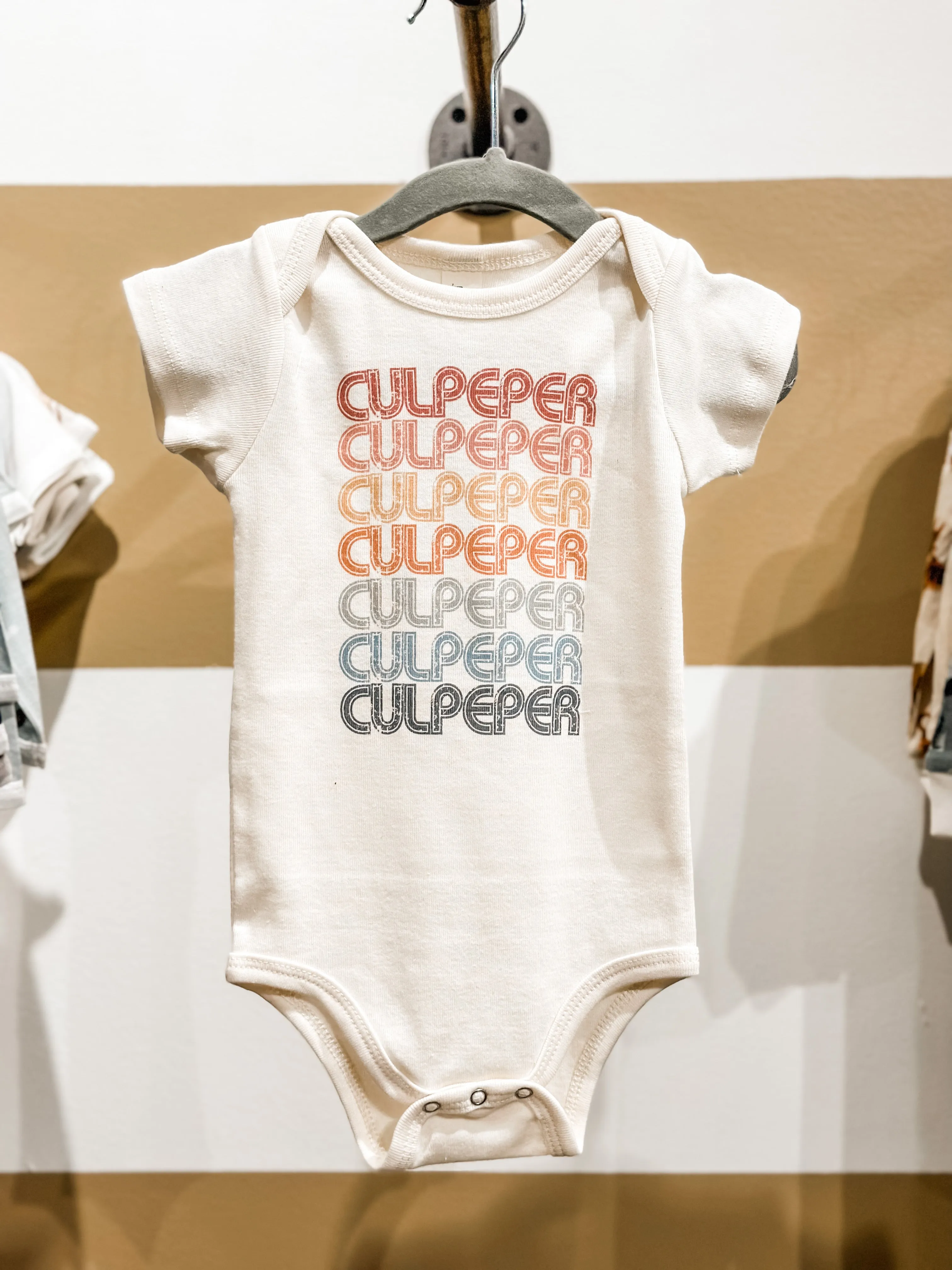 Culpeper Retro Repeat Onesie