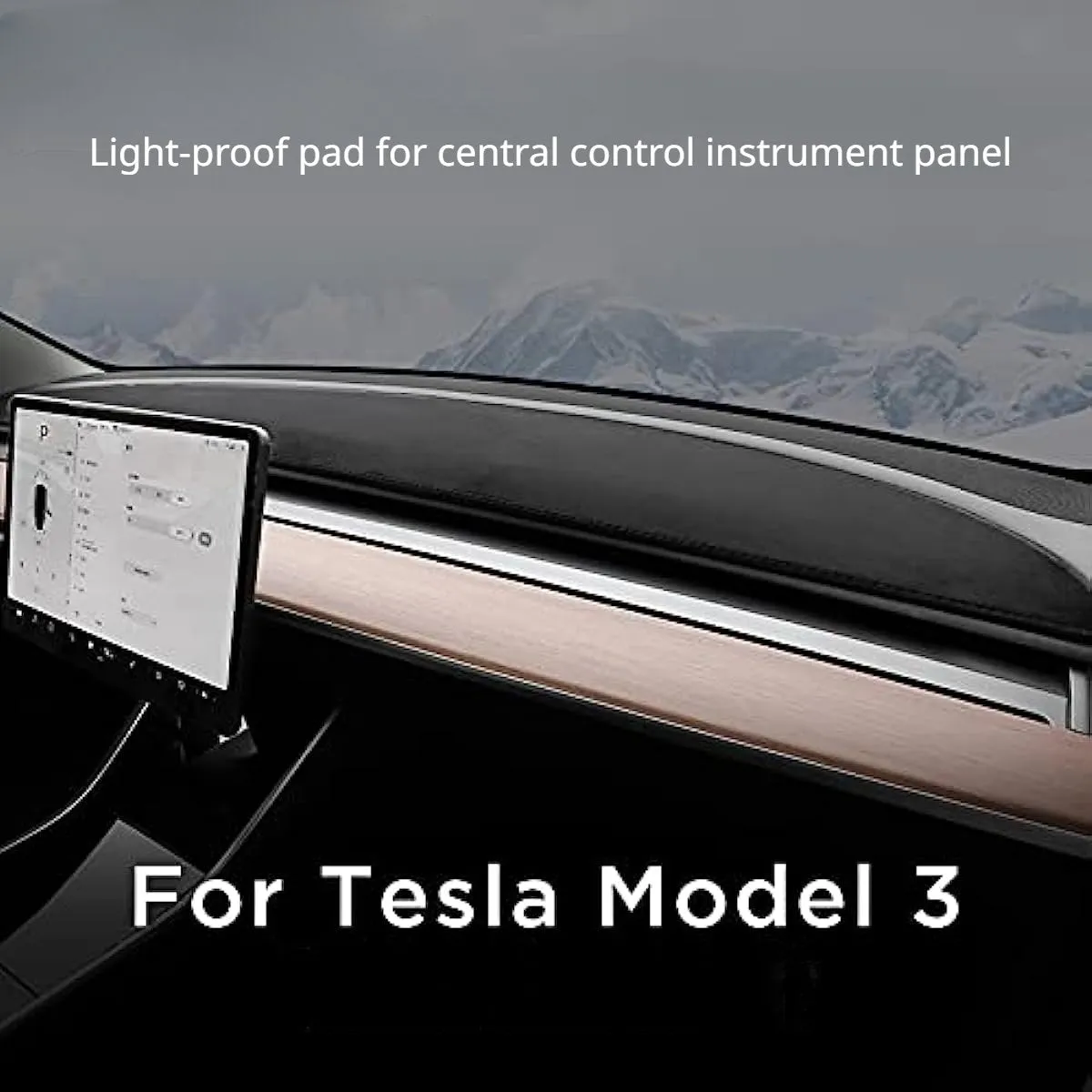 Dashboard blackout mat  for Tesla Model 3/Y 2017-2023