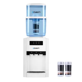 Devanti Water Cooler Dispenser Bench Top 22L w/2 Filter