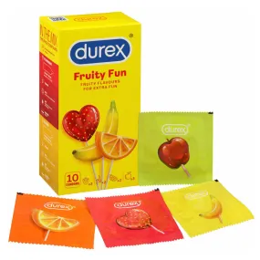 Durex Fruity Fun Flavoured Latex Condoms