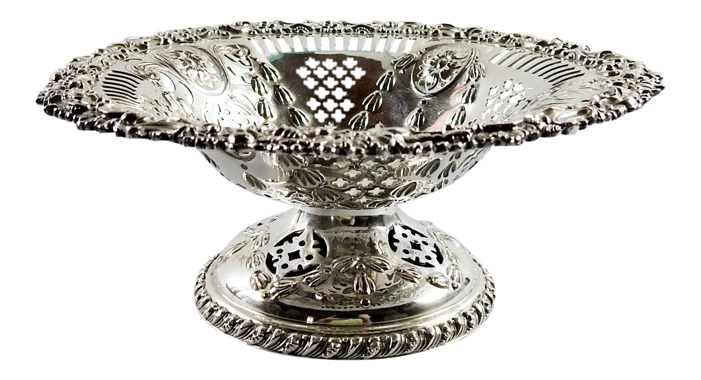 Ellis Barker Silverplate Compote