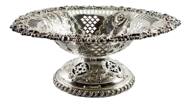 Ellis Barker Silverplate Compote