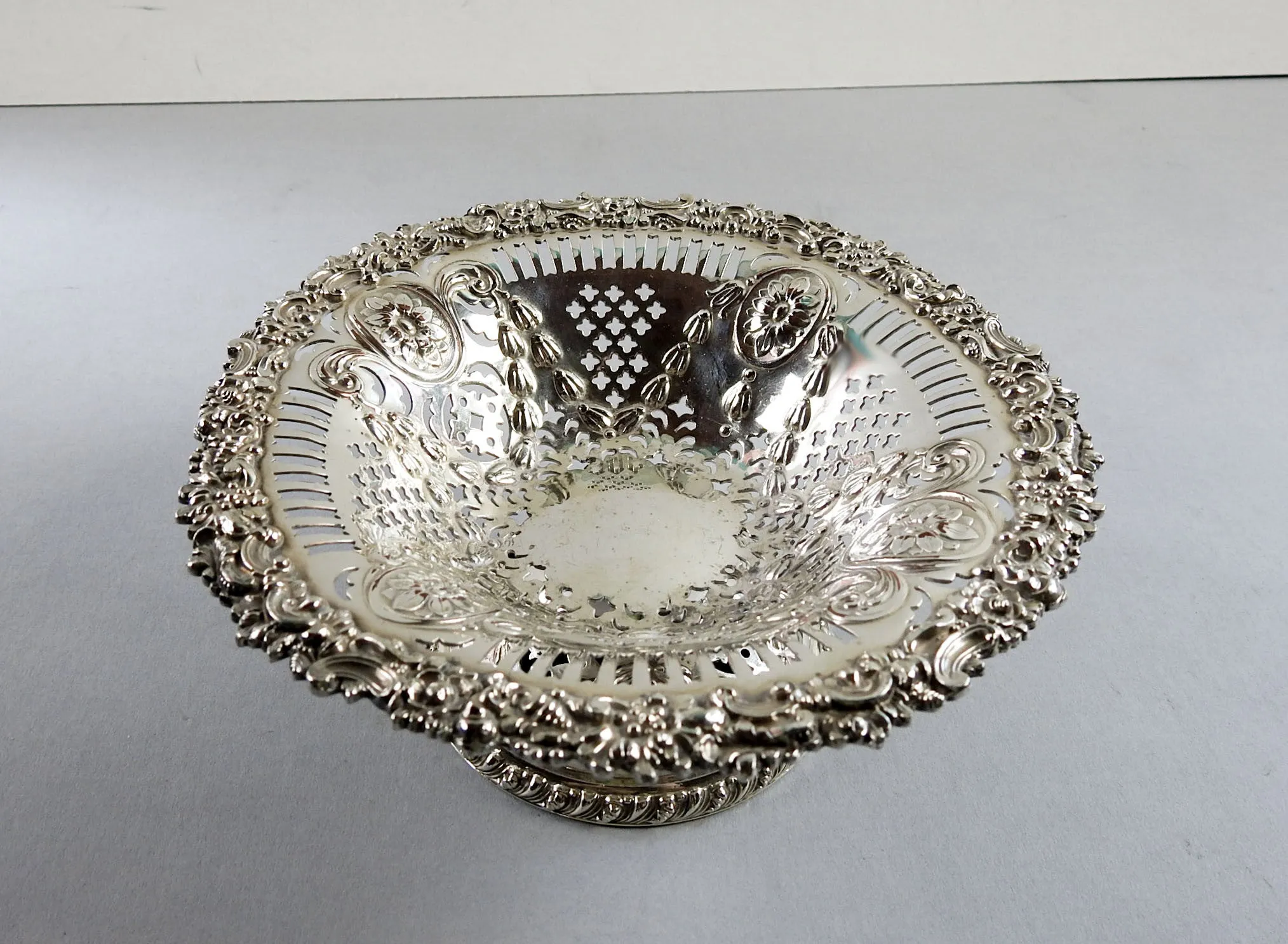 Ellis Barker Silverplate Compote