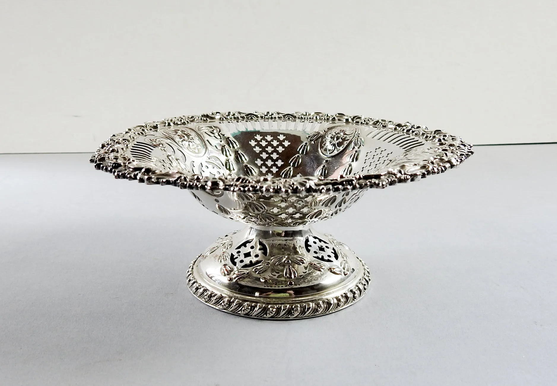 Ellis Barker Silverplate Compote